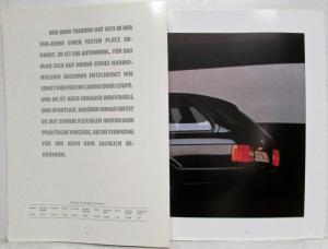 1990 BMW 3 Series Touring Sales Brochure - German Text