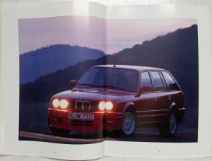 1990 BMW 3 Series Touring Sales Brochure - German Text