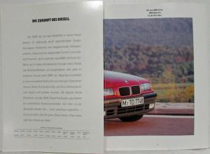 1991 BMW 325td Sales Brochure - German Text