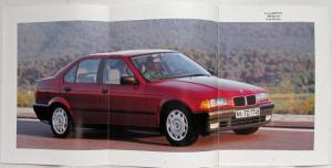 1991 BMW 325td Sales Brochure - German Text