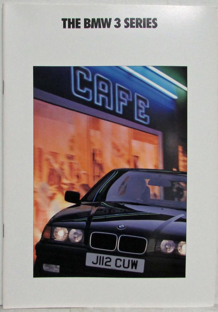 1991 BMW 3 Series Sales Brochure