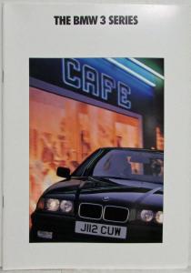 1991 BMW 3 Series Sales Brochure