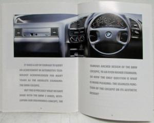1991 BMW 3 Series Sales Brochure