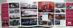1993 Western Star Trucks Dealer Sales Brochure Semi Truck Tractor Folder
