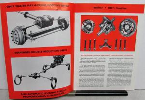 1987 1988 Walter Trucks Brochure Airport Snow Fighter Tractor Special Purpose