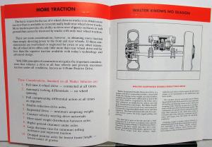 1987 1988 Walter Trucks Brochure Airport Snow Fighter Tractor Special Purpose