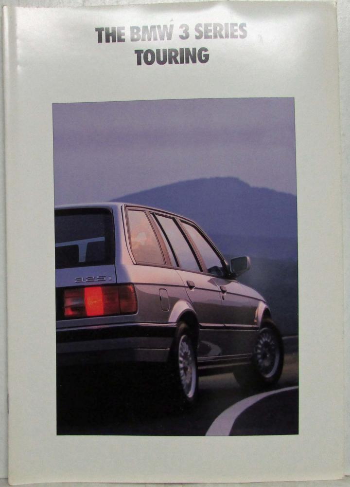 1990 BMW 3 Series Touring Sales Brochure