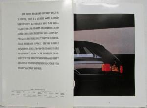 1990 BMW 3 Series Touring Sales Brochure