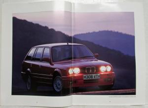 1990 BMW 3 Series Touring Sales Brochure