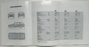 1990 BMW 3 Series Touring Sales Brochure