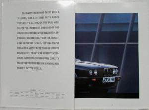 1991 BMW 3 Series Touring Sales Brochure - 316 318 325