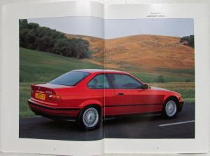 1992 BMW 3 Series Coupe Sales Brochure - 318 320 325