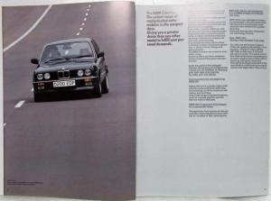 1986 BMW 316 318i 320i 325i Sales Brochure