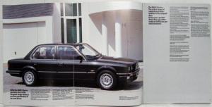 1986 BMW 316 318i 320i 325i Sales Brochure