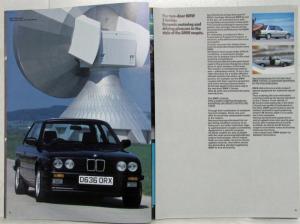 1986 BMW 316 318i 320i 325i Sales Brochure