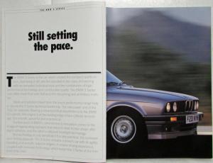 1988 BMW 316i 318i 320i 325i Sales Brochure - RHD