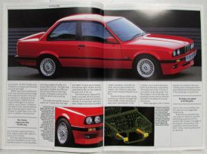 1988 BMW 316i 318i 320i 325i Sales Brochure - RHD