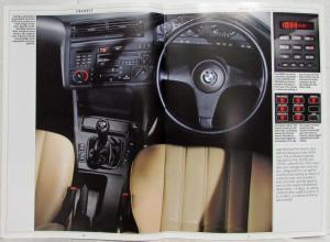 1988 BMW 316i 318i 320i 325i Sales Brochure - RHD