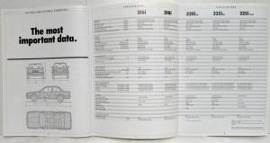 1988 BMW 316i 318i 320i 325i Sales Brochure - RHD