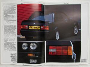 1987 BMW 316i 318i 320i 325i Sales Brochure - Right-Hand Drive