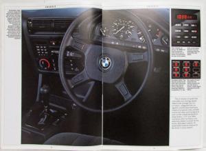 1987 BMW 316i 318i 320i 325i Sales Brochure - Right-Hand Drive
