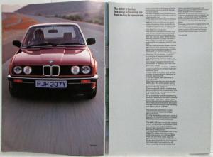1984 BMW 318i 323i Sales Brochure - Right-Hand Drive