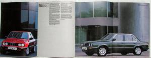 1984 BMW 318i 323i Sales Brochure - Right-Hand Drive