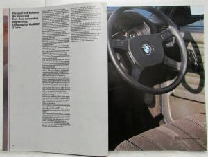1984 BMW 318i 323i Sales Brochure - Right-Hand Drive