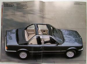 1984 BMW 318i 323i Sales Brochure - Right-Hand Drive