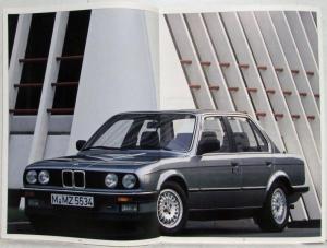 1987 BMW 324d Sales Brochure - German Text