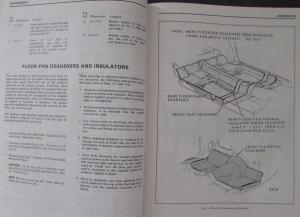 1976 Cadillac Seville Fisher Body Shop Service Manual