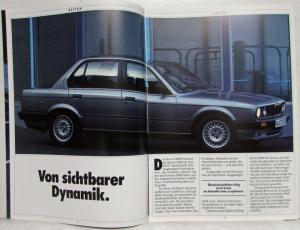 1987 BMW 324d 324td Sales Brochure - German Text