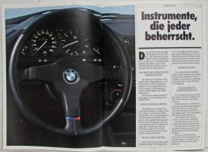 1987 BMW 325ix Unlimited Driving Pleasure Sales Brochure - German Text