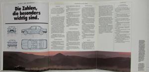 1987 BMW 325ix Unlimited Driving Pleasure Sales Brochure - German Text