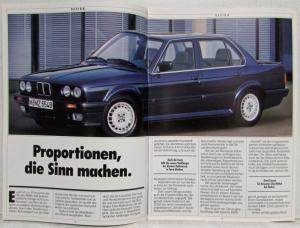1987 BMW 325ix Sales Brochure - German Text