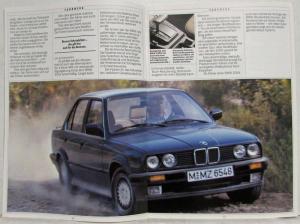 1987 BMW 325ix Sales Brochure - German Text