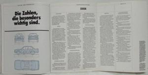 1987 BMW 325ix Sales Brochure - German Text