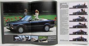 1986 BMW 325i Convertible Sales Brochure - Right-Hand Drive