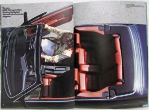 1986 BMW 325i Convertible Sales Brochure - Right-Hand Drive