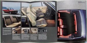 1986 BMW 325i Convertible Sales Brochure - Right-Hand Drive