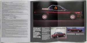 1986 BMW 325i Convertible Sales Brochure - Right-Hand Drive