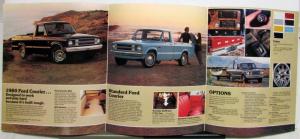 1980 Ford Courier Truck Color Options Diagrams Specs Sales Tri-Folder