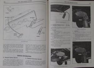 1975 Cadillac Shop Manual Supplement & Electronic Fuel Injection Supplement