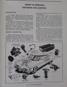 1975 Cadillac Shop Manual Supplement & Electronic Fuel Injection Supplement