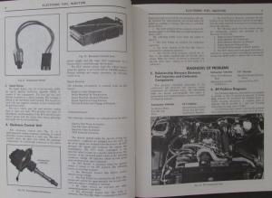 1975 Cadillac Shop Manual Supplement & Electronic Fuel Injection Supplement