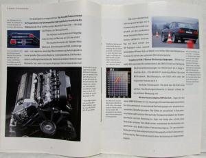 1992 BMW New M5 Sales Brochure - German Text