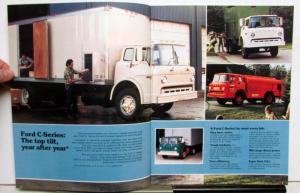 1980 Ford C Series Single Tandem Axle Construction Specs Sales Brochure