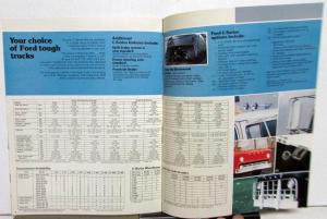 1980 Ford C Series Single Tandem Axle Construction Specs Sales Brochure