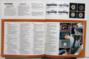 1981 Ford Pickup Truck Ranger Lariat XLT Custom Supercab Options Sale Brochure