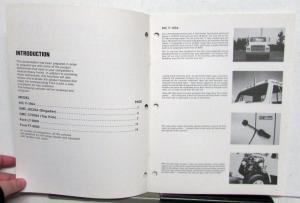1983 Ford Heavy Truck Tandem Axle Medium Heavy Competitive Comparison Brochure